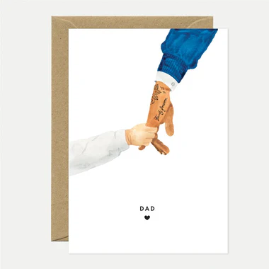carte de vœux "Dad"