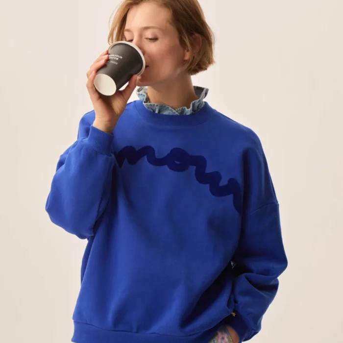Sweatshirt June Indigo - Des petits hauts