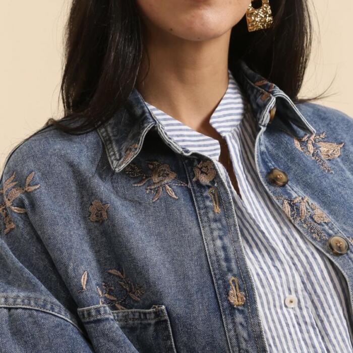 Veste Clara brodée