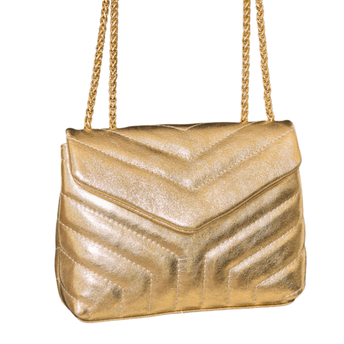 sac bandoulière or