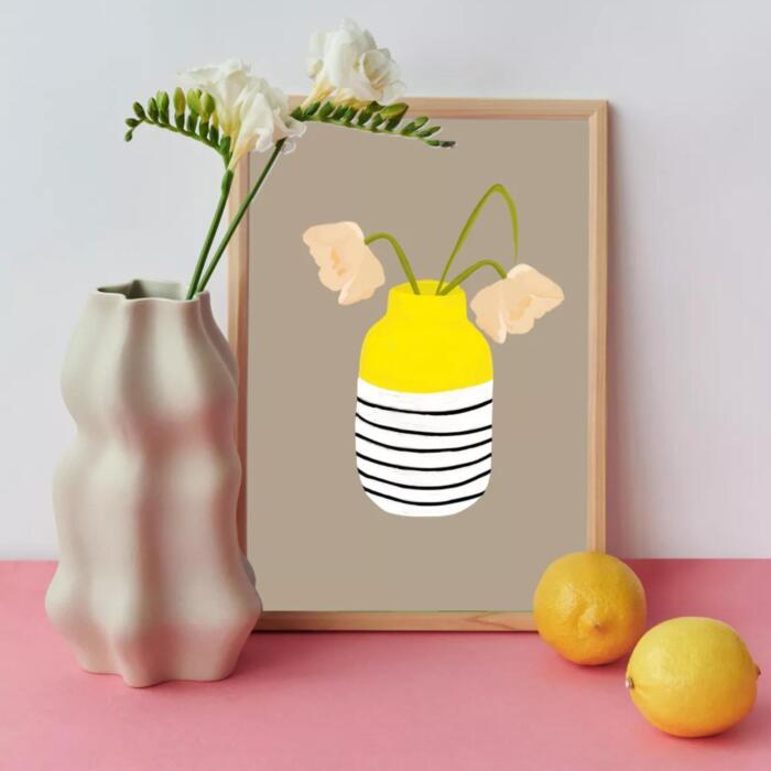 Affiche Décorative "Mio Vaso"
