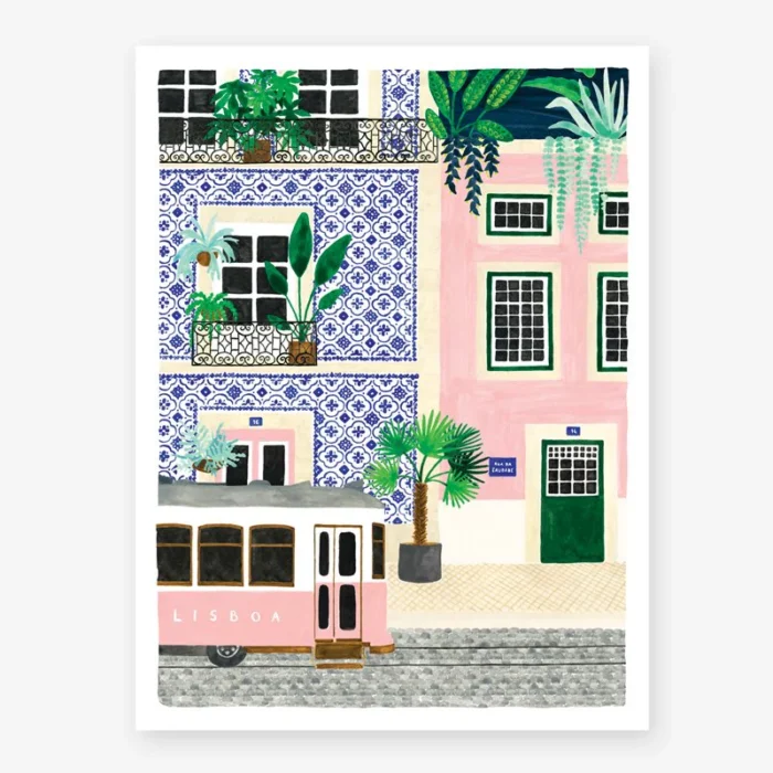 affiche lisbonne