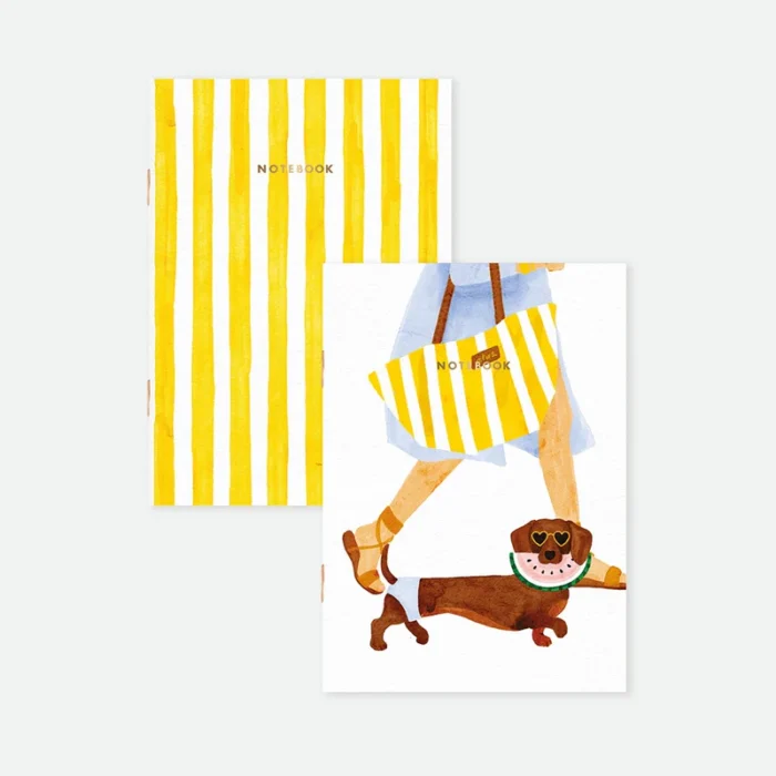 Notebook pocket A6 Duo - Summer Dachshund - ATWS