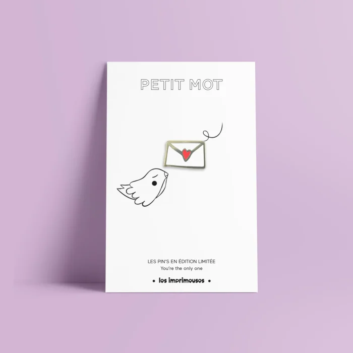 Pin's Lettre Petit mot - Les Imprimeuses