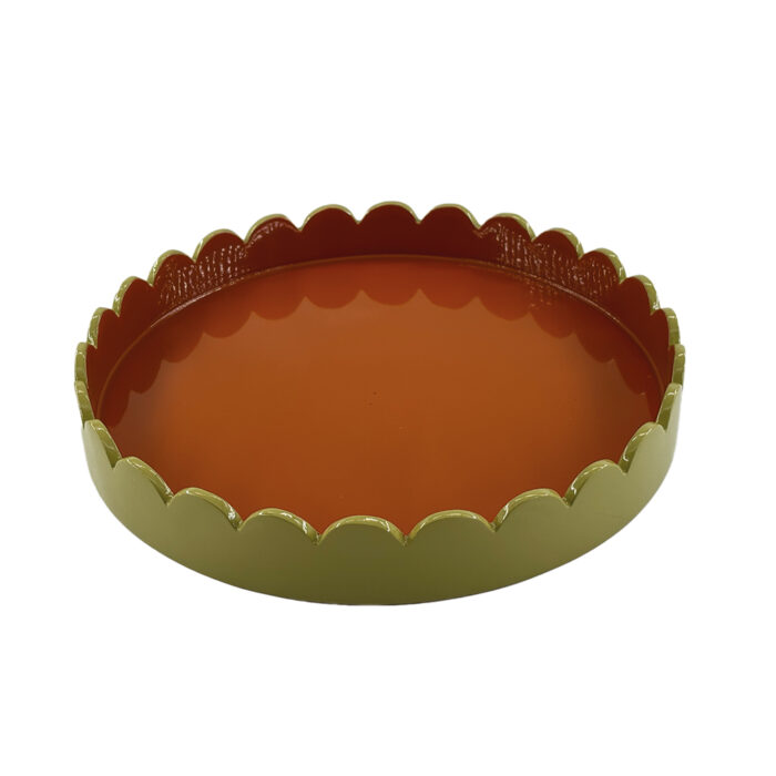 Plateau Ondulé Ocre et Vert - Opjet