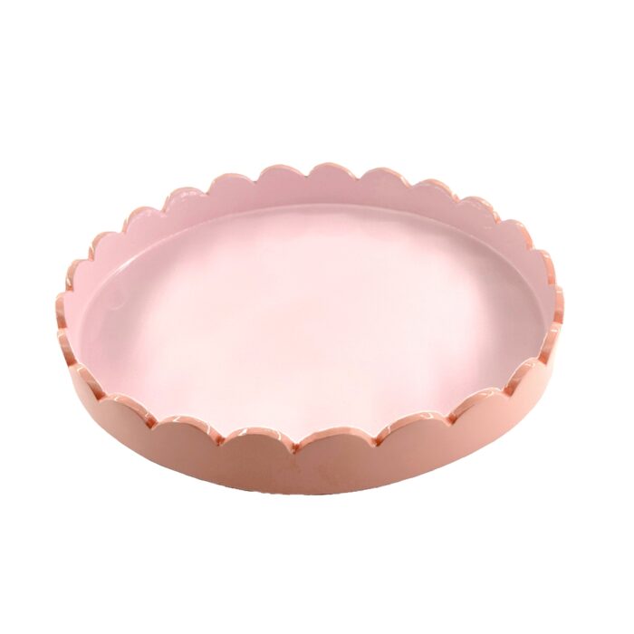 Plateau Ondulé rose - Opjet