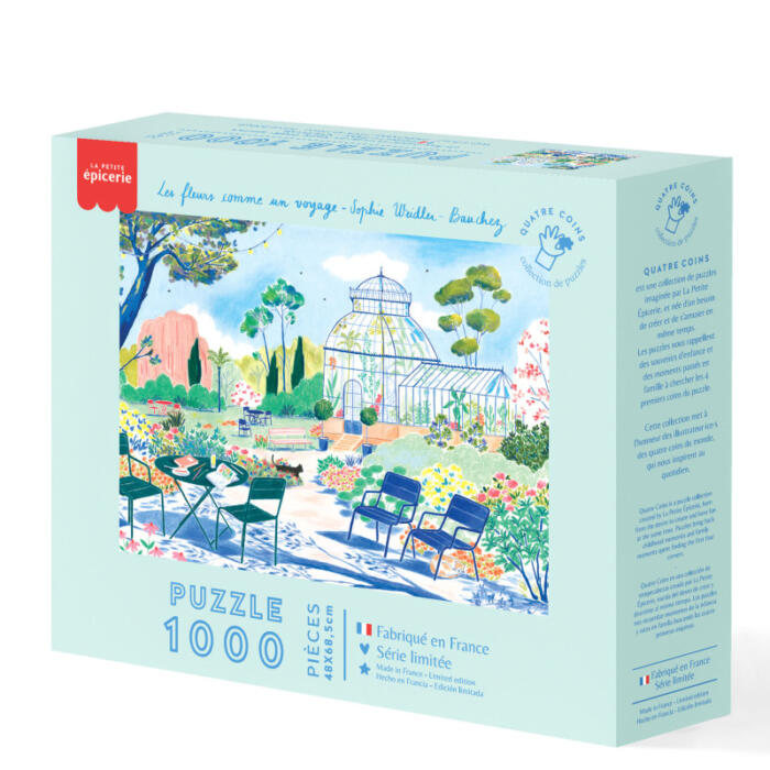 Puzzle Les fleurs comme un voyage - La petite épicerie