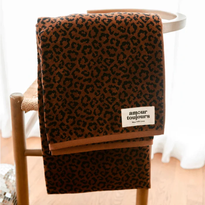 Serviette de bain léopard - Mon Petit Léon